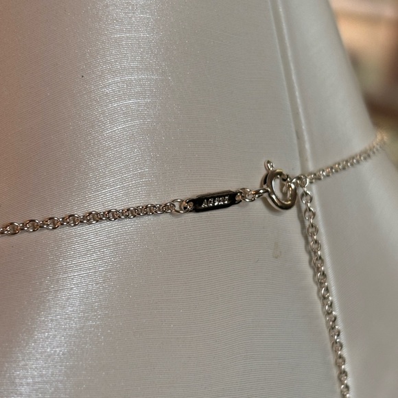 NWT Tiffany & Co. Blue Splash Oval Tag Mixed Bead Chain Necklace 36 Inches - Picture 11 of 11